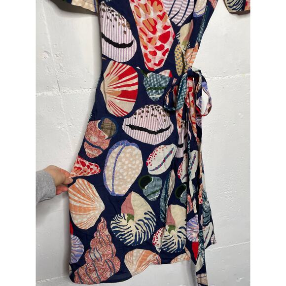 NEW Australian Label Gorman "She Sells" Wrap Dress, Size AU 8 / US 4 - Picture 4 of 7